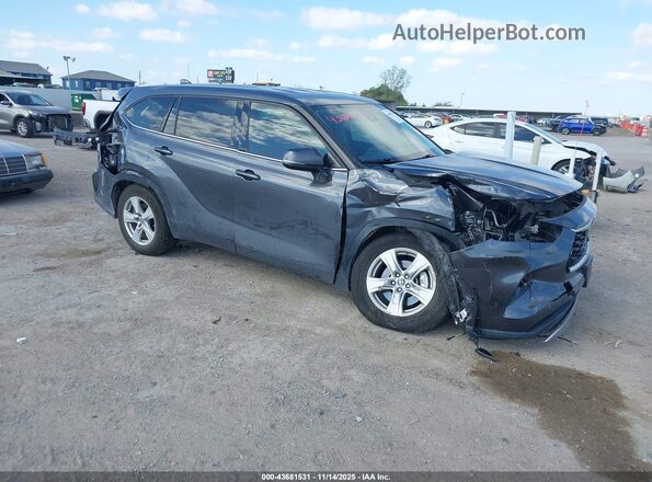 5TDCZRAH7LS003183 2020 TOYOTA HIGHLANDER Black Вид спереду