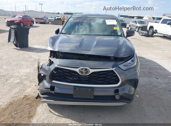 5TDCZRAH7LS003183 2020 TOYOTA HIGHLANDER Black Вид щитка приладів