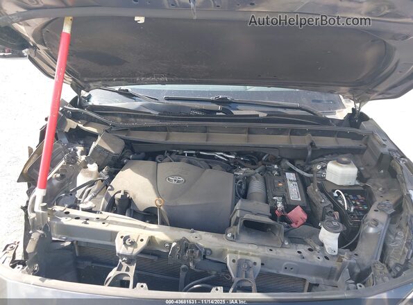 5TDCZRAH7LS003183 2020 TOYOTA HIGHLANDER Black Вид ззаду