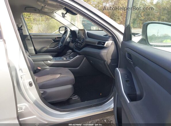5TDCZRAH8LS504468 2020 TOYOTA HIGHLANDER Silver Вид салону спереду