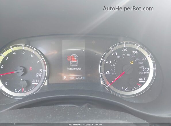 5TDCZRAH8LS504468 2020 TOYOTA HIGHLANDER Silver Вид задніх сидінь