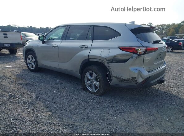 5TDCZRAH8LS504468 2020 TOYOTA HIGHLANDER Silver Задня ліва чверть