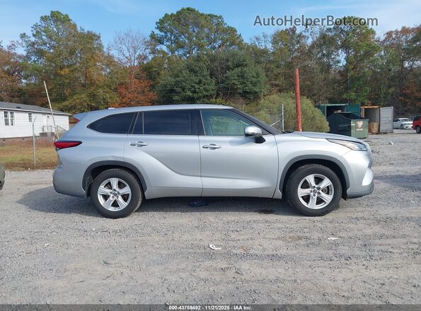 5TDCZRAH8LS504468 2020 TOYOTA HIGHLANDER Silver Вид задньої частини салону