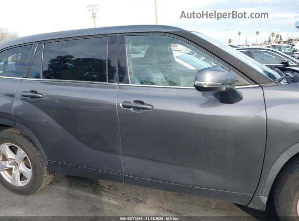 5TDCZRAH8LS508729 2020 TOYOTA HIGHLANDER Gray 360 interior view
