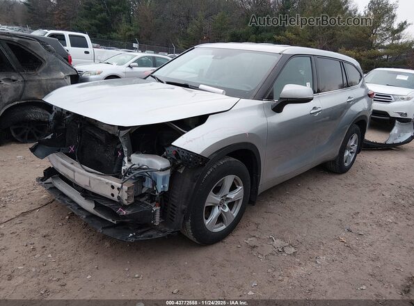 5TDCZRBH4LS515885 2020 TOYOTA HIGHLANDER Silver Przód lewy