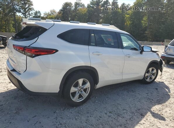 5TDCZRBH8LS022792 2020 TOYOTA HIGHLANDER White Trasero derecho