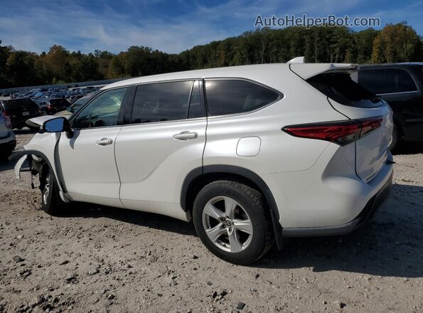5TDCZRBH8LS022792 2020 TOYOTA HIGHLANDER White Trasero izquierdo