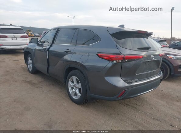 5TDCZRBH8LS023439 2020 TOYOTA HIGHLANDER Gray Задня ліва чверть