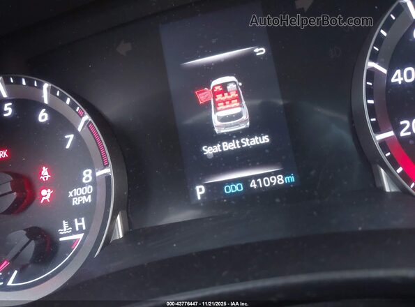 5TDCZRBH8LS023439 2020 TOYOTA HIGHLANDER Gray Вид задніх сидінь