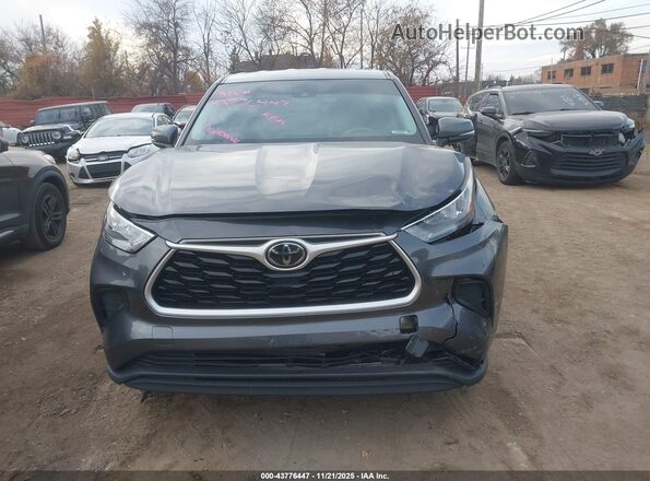 5TDCZRBH8LS023439 2020 TOYOTA HIGHLANDER Gray Вид щитка приладів