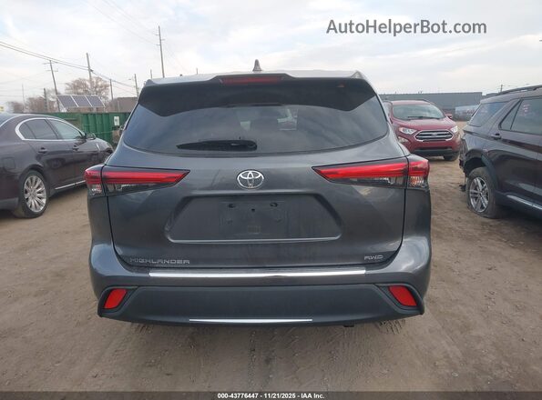 5TDCZRBH8LS023439 2020 TOYOTA HIGHLANDER Gray 