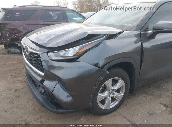 5TDCZRBH8LS023439 2020 TOYOTA HIGHLANDER Gray 