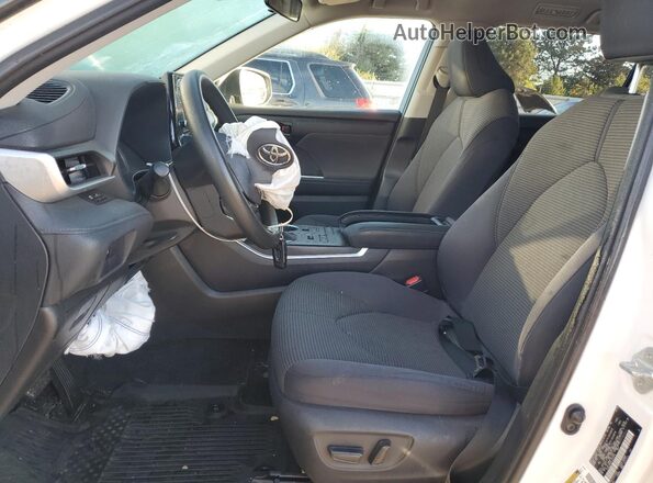 5TDCZRBH9LS037012 2020 TOYOTA HIGHLANDER White Вид салону спереду