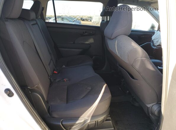 5TDCZRBH9LS037012 2020 TOYOTA HIGHLANDER White Вид задньої частини салону