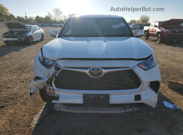 5TDCZRBH9LS037012 2020 TOYOTA HIGHLANDER White Вид спереду