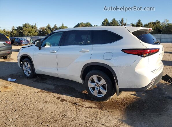 5TDCZRBH9LS037012 2020 TOYOTA HIGHLANDER White Задня ліва чверть