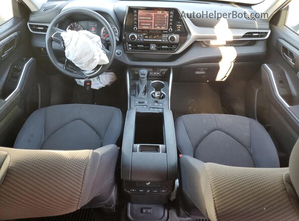 5TDCZRBH9LS037012 2020 TOYOTA HIGHLANDER White Вид панелі приладів