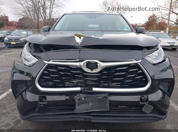5TDCZRBHXLS014550 2020 TOYOTA HIGHLANDER Black Вид щитка приладів