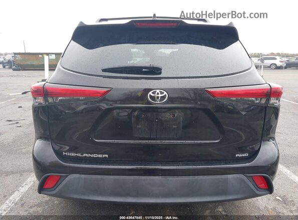 5TDCZRBHXLS014550 2020 TOYOTA HIGHLANDER Black 