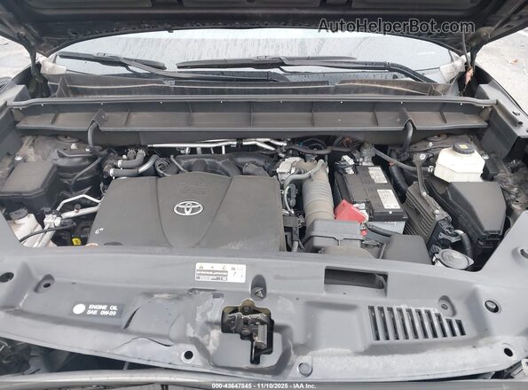5TDCZRBHXLS014550 2020 TOYOTA HIGHLANDER Black Вид ззаду