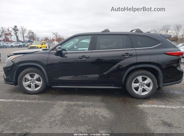 5TDCZRBHXLS014550 2020 TOYOTA HIGHLANDER Black Панорамний вид салону 360°