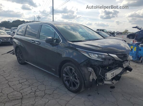 5TDDRKEC2MS012532 2021 TOYOTA SIENNA Black Przód prawy
