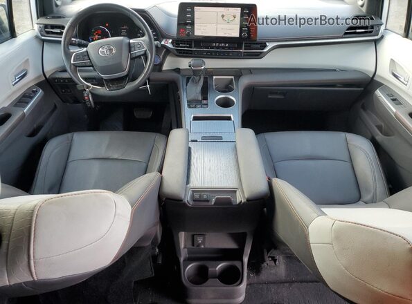 5TDDRKEC5NS133153 2022 TOYOTA SIENNA White Widok deski rozdzielczej