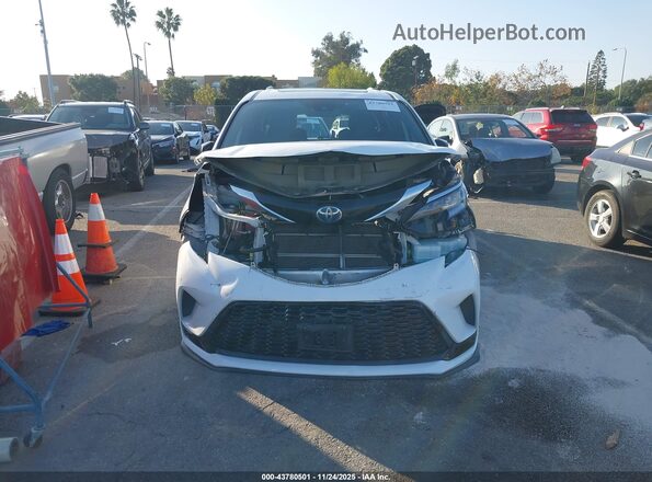 5TDDRKEC8MS016097 2021 TOYOTA SIENNA White Սարքավորումների վահանակի տեսք
