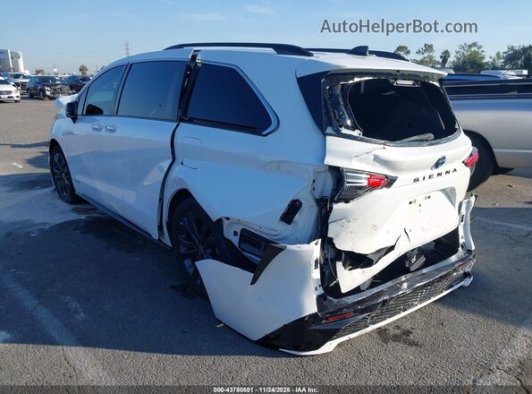 5TDDRKEC8MS016097 2021 TOYOTA SIENNA White Հետևի ձախ