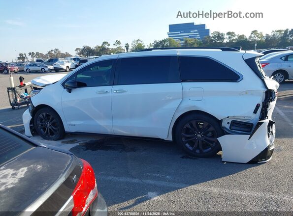 5TDDRKEC8MS016097 2021 TOYOTA SIENNA White Սալոնի 360 աստիճան տեսք