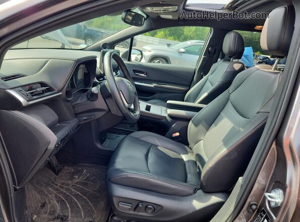 5TDDSKFC6MS004209 2021 TOYOTA SIENNA Gray Widok wnętrza z przodu