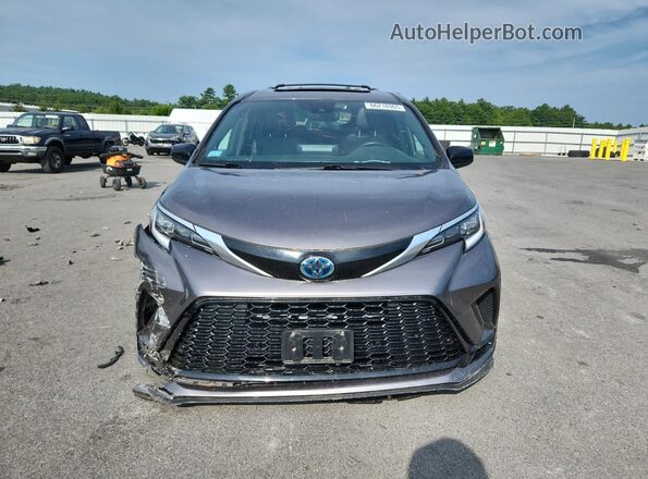 5TDDSKFC6MS004209 2021 TOYOTA SIENNA Gray Widok z przodu