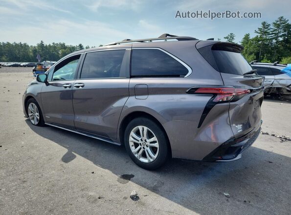 5TDDSKFC6MS004209 2021 TOYOTA SIENNA Gray Tył lewy