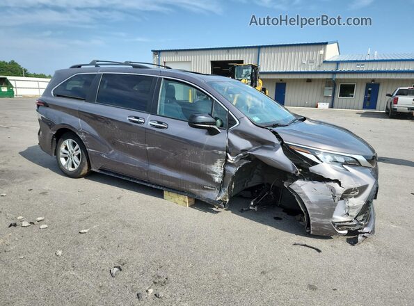 5TDDSKFC6MS004209 2021 TOYOTA SIENNA Gray Przód prawy