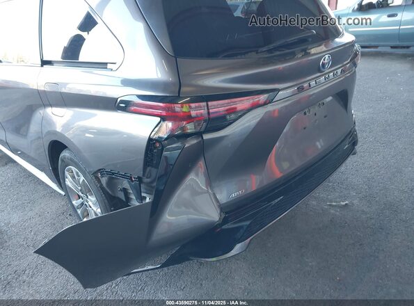 5TDDSKFC9MS003216 2021 TOYOTA SIENNA Gray 