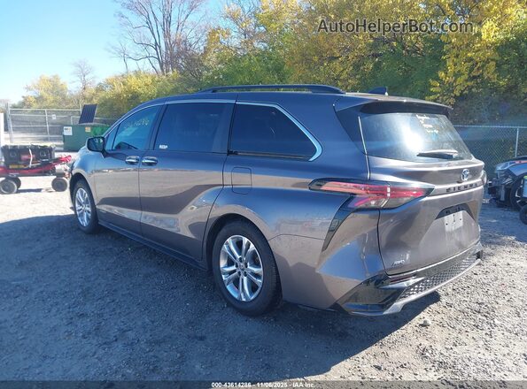 5TDDSKFCXMS014516 2021 TOYOTA SIENNA Gray უკანა მარცხენა