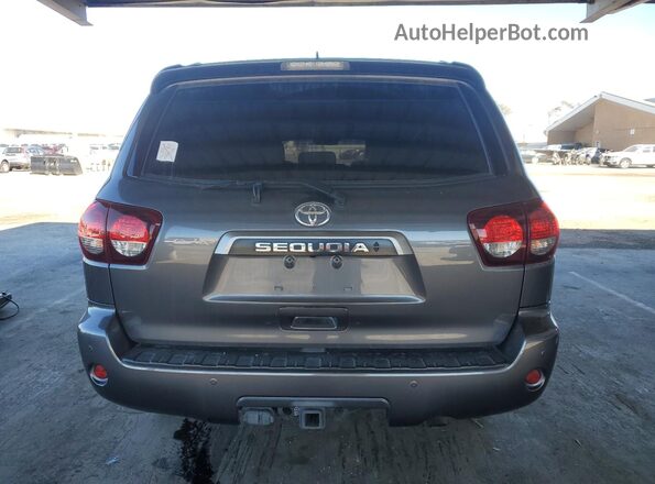 5TDDY5G11LS177776 2020 TOYOTA SEQUOIA Gray უკანა ხედი