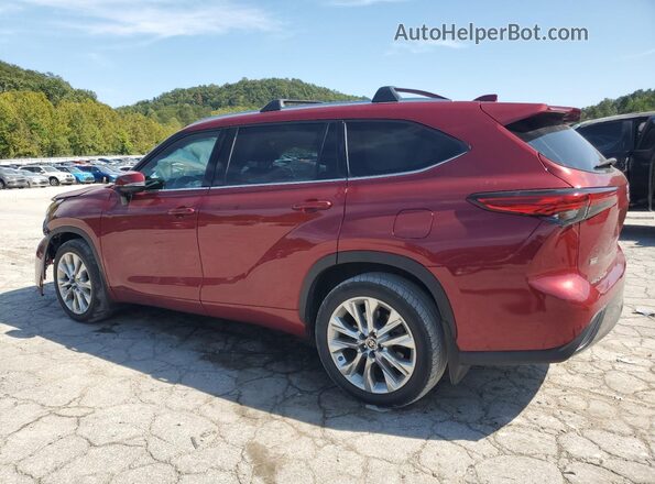 5TDDZRBH1MS547098 2021 TOYOTA LIMITED Burgundy 