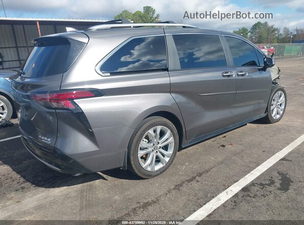 5TDERKEC2RS185463 2024 TOYOTA SIENNA Gray Trasero derecho