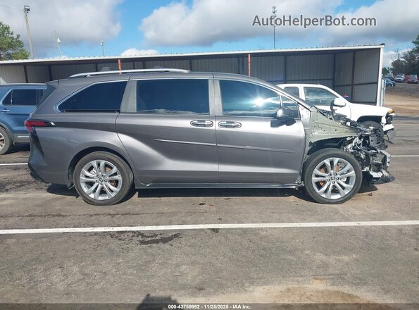 5TDERKEC2RS185463 2024 TOYOTA SIENNA Gray Vista interior de 360 grados