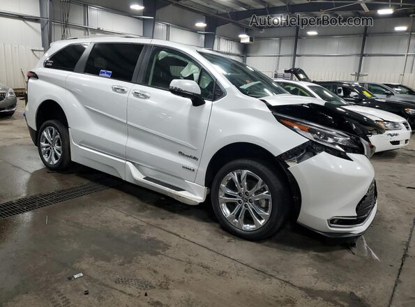 5TDERKECXNS122136 2022 TOYOTA LIMITED Белый Передняя правая четверть