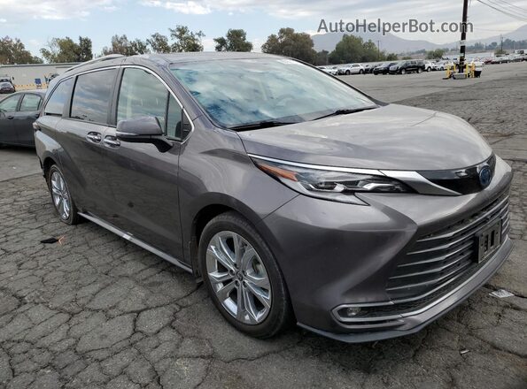 5TDERKECXPS170190 2023 TOYOTA LIMITED Gray Front right