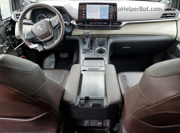 5TDERKECXPS170190 2023 TOYOTA LIMITED Gray Dashboard view