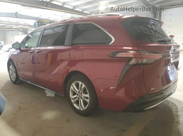 5TDESKFC3PS098476 2023 TOYOTA LIMITED Red უკანა მარცხენა