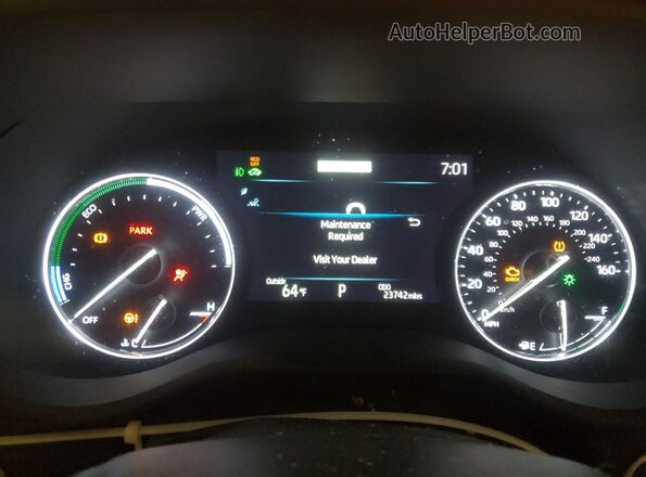 5TDESKFC3PS098476 2023 TOYOTA LIMITED Red ხელსაწყოთა პანელის ხედი