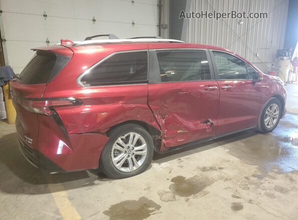 5TDESKFC3PS098476 2023 TOYOTA LIMITED Red უკანა მარჯვენა