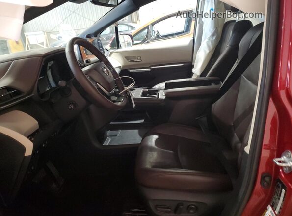 5TDESKFC3PS098476 2023 TOYOTA LIMITED Red წინა სალონის ხედი