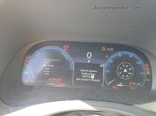 5TDFARAH2RS535857 2024 TOYOTA HIGHLANDER HYBRID Red Вид щитка приладів