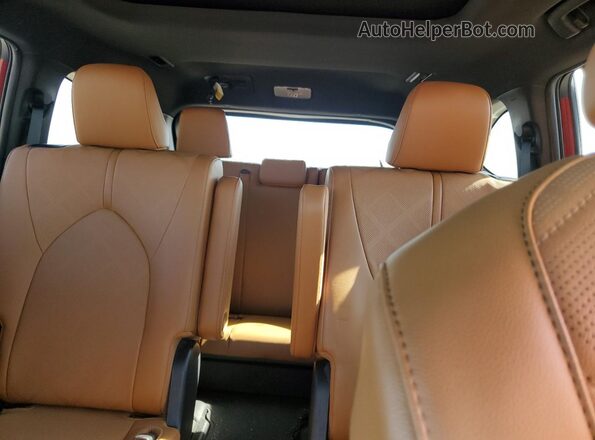 5TDFARAH2RS535857 2024 TOYOTA HIGHLANDER HYBRID Red Вид задніх сидінь