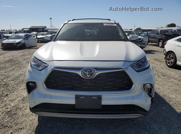 5TDFARAH4NS013435 2022 TOYOTA HIGHLANDER HYBRID White 